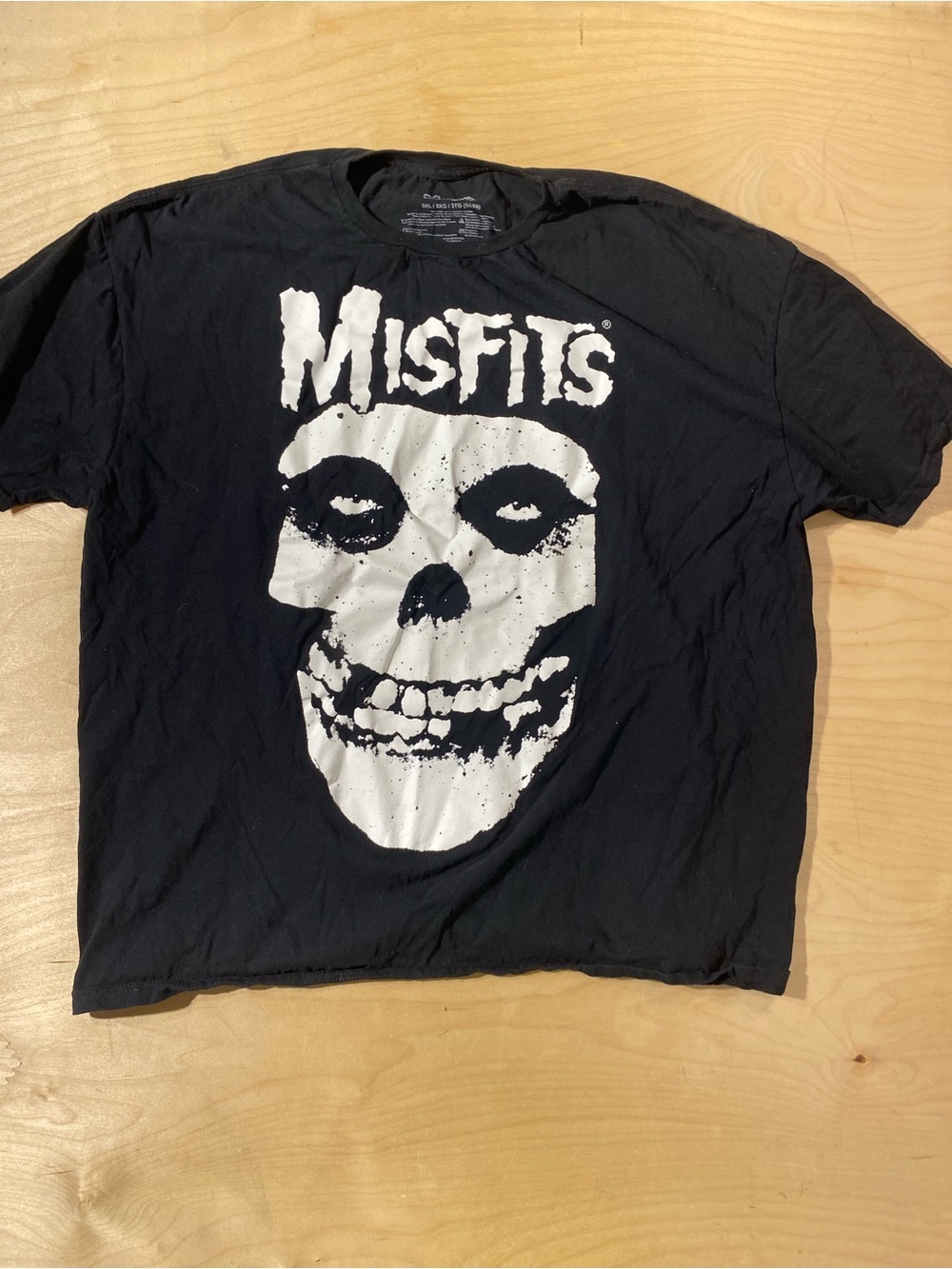 Misfits Black Skull Band Tee 3XL (RK)